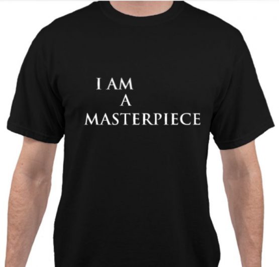 Black, Unisex, Masterpiece Tee Shirt